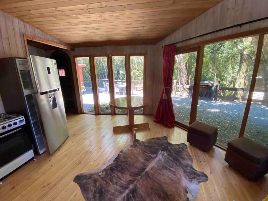 Acogedora Cabana Al Borde Del Rio Claro Villa Pucon Bagian luar foto